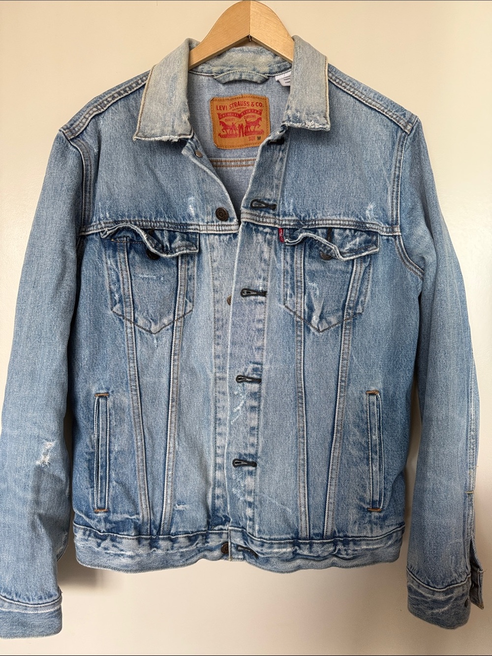 Levi's Light Wash Denim Trucker Jacket - Men's